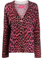 Zadig&Voltaire Mirka leopard-print cardigan - Rose - thumbnail