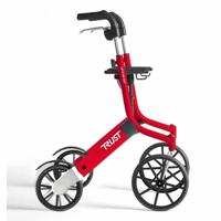 Lichtgewicht rollator Let&apos;s Go Out (Buitenkansje) | Kies uw kleur : Rood | TrustCare