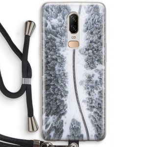 Snøfall: OnePlus 6 Transparant Hoesje met koord