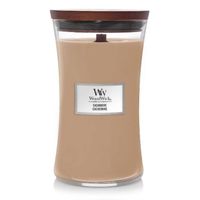 WoodWick Geurkaars Large Cashmere - 18 cm / ø 10 cm - thumbnail