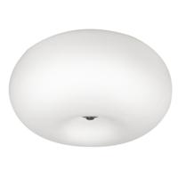 EGLO Optica - Plafondlamp - Ø35 cm - Nikkel-Mat - Wit