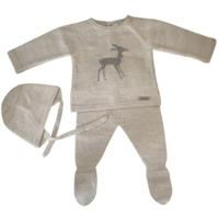 Martin Aranda zandkleurig babysetje