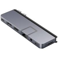 HYPER HyperDrive DUO Pro USB-C dockingstation Geschikt voor merk (dockingstation): Universeel MacBook Geïntegreerde kaartlezer