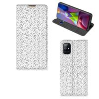 Samsung Galaxy M51 | Hoesje met Magneet | Stripes Dots