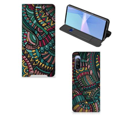 Sony Xperia 10 III | Hoesje met Magneet | Aztec