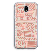 Marrakech Pink: Samsung Galaxy J5 (2017) Transparant Hoesje