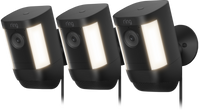 Ring Spotlight Cam Pro - Plug In - Zwart - 3-pack