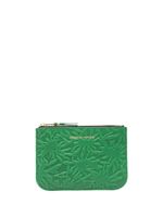 Comme Des Garçons Wallet portefeuille en cuir à détail embossé - Vert - thumbnail