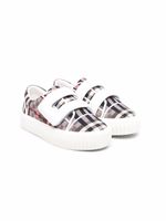 Burberry Kids baskets en coton à motif Vintage Check - Rose