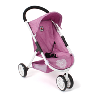 Poppenbuggy Speedy - Pink Jeans Poppenbuggy Speedy - Pink Jeans