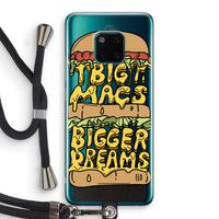 Big Macs Bigger Dreams: Huawei Mate 20 Pro Transparant Hoesje met koord