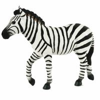 Plastic speelgoed figuur zebra 12 cm - thumbnail