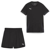 PUMA teamGOAL Matchday Voetbaltenue Dames Zwart Wit