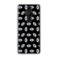 Eyes pattern: Sony Xperia Pro-I Transparant Hoesje