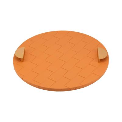 Richmond Dienblad 'Mavey' Lederlook, kleur Oranje
