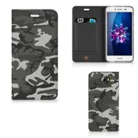 Huawei Y5 2 | Y6 Compact | Hoesje met Magneet | Army Light