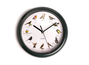 Nexxt Vogelklok - 25 cm - Klok met vogelgeluiden elk uur