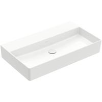 Villeroy & Boch Memento 2.0 wastafel voor handdoekhouders 80x47cm zonder overloop zonder kraangat wit 4A228301