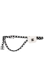 CHANEL Pre-Owned mini sac banane Classic Flap (2020) - Blanc - thumbnail