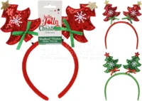 Diadeem Kerstboom Assorti 1st