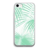 Palmbladeren: iPhone SE 2020 Transparant Hoesje