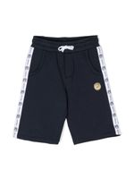 Aigner Kids short de sport à logo imprimé - Bleu - thumbnail