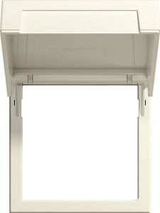 Tussenring 45X45MM klapdeksel Gira creme 55