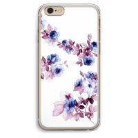 Waterverf bloemen: iPhone 6 Plus / 6S Plus Transparant Hoesje Waterverf bloemen: iPhone 6 Plus / 6S Plus Transparant Hoesje