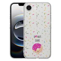 TPU Hoesje iPhone 16e - Hoesje Donut Roze Backcover