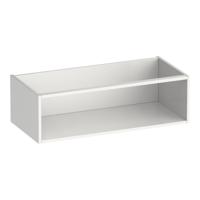 Brauer Flourish - Bijkast - 100 cm - met 1 Opbergvak - Hoogglans Wit