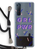 GRL PWR: Sony Xperia 5 II Transparant Hoesje met koord