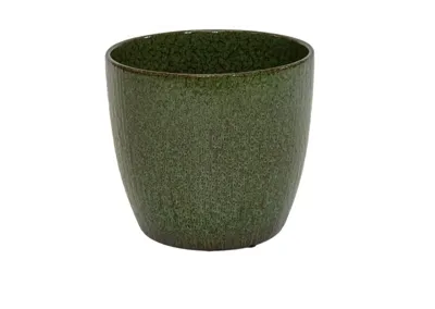 Pot egg bohemian d38.5h35.5cm groen