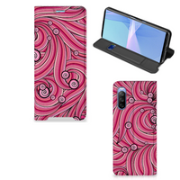 Sony Xperia 10 III Bookcase Swirl Pink