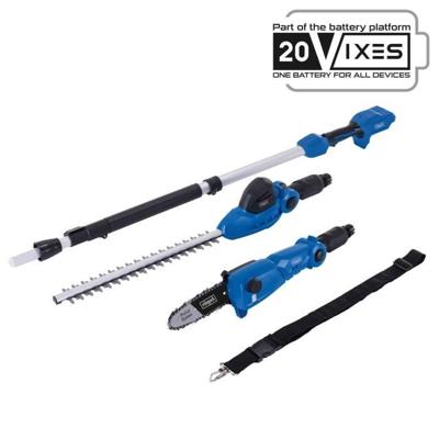in 1 gereedschap Snoeischaar + Accu-heggenschaar - SCHEPPACH C-PHTS410-X- 20V IXES - zonder accu of lader