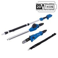 in 1 gereedschap Snoeischaar + Accu-heggenschaar - SCHEPPACH C-PHTS410-X- 20V IXES - zonder accu of lader