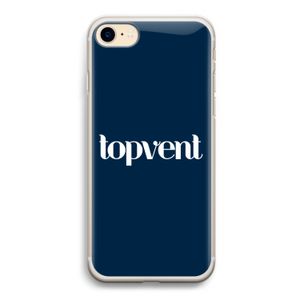 Topvent Navy: iPhone 7 Transparant Hoesje