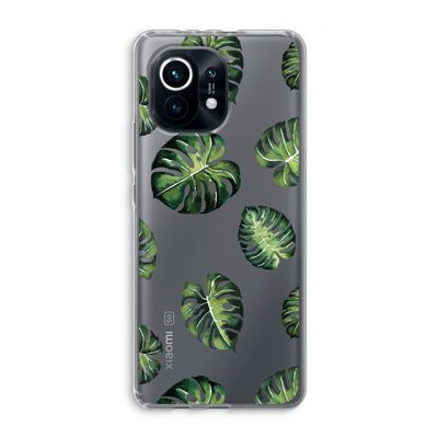 Tropische bladeren: Xiaomi Mi 11 Transparant Hoesje