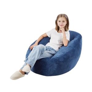 VEVOR Zitzak Zitkussen Zitzak Kussen Fauteuil 90x85cm met Armleuningen Blauw