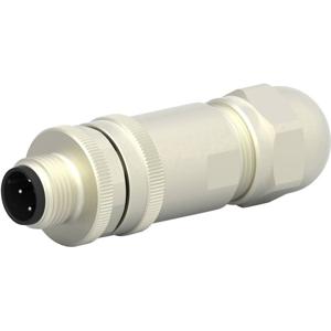 TE Connectivity T4111511041-000 Sensor/actuator connector, niet geassembleerd M12 Aantal polen: 4 Stekker, recht 1 stuk(s)