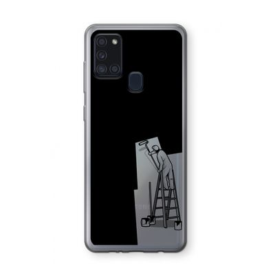 Musketon Painter: Samsung Galaxy A21s Transparant Hoesje