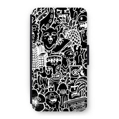 Vexx Black Mixtape: iPhone 11 Pro Flip Hoesje