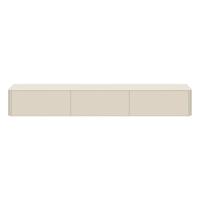 Tv-meubel Moiano afgerond beige 270 cm