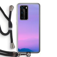 Sunset pastel: Huawei P40 Pro Transparant Hoesje met koord
