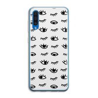 Eye pattern #2: Samsung Galaxy A50 Transparant Hoesje