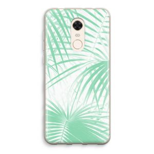 Palmbladeren: Xiaomi Redmi 5 Transparant Hoesje