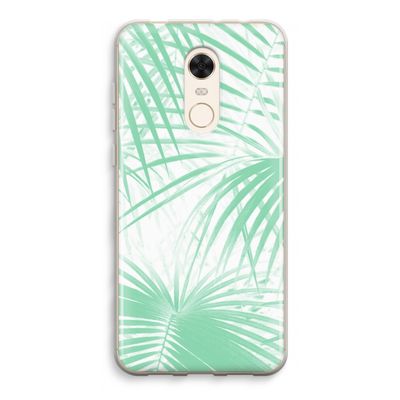 Palmbladeren: Xiaomi Redmi 5 Transparant Hoesje