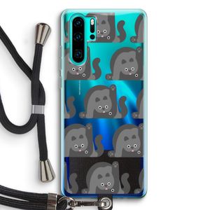 Cats: Huawei P30 Pro Transparant Hoesje met koord
