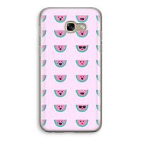 Smiley watermeloenprint: Samsung Galaxy A5 (2017) Transparant Hoesje
