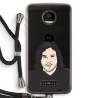 Let It Snow: Motorola Moto Z Force Transparant Hoesje met koord