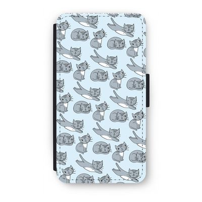 Poezen: iPhone X Flip Hoesje